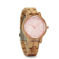 Wholesale custom logo oem lady watch japan quartz movement wooden watch for women